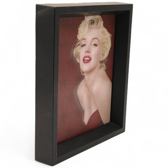 Marilyn Monroe-Stars 8x10 3D Shadowbox Wall Art With Black Frame - Picture 3 of 4